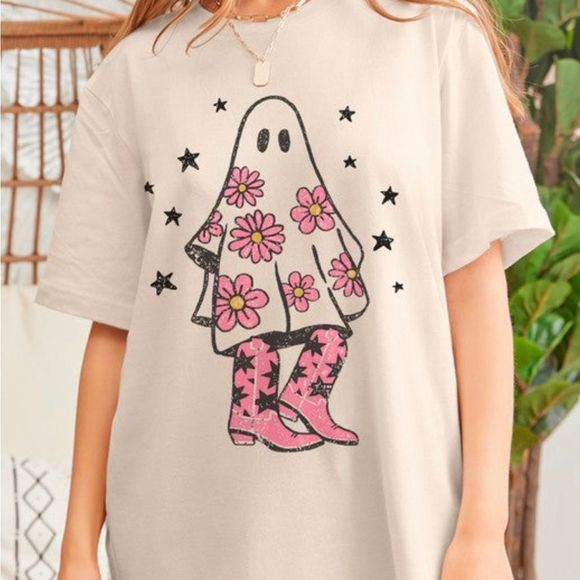 Ghost cowgirl oversized tee - Picture 3 of 4